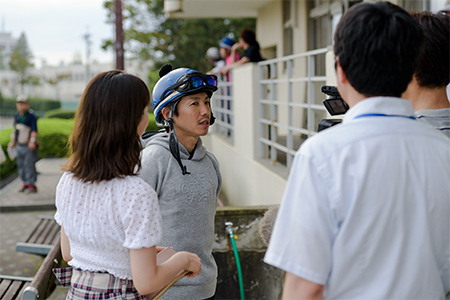 松岡正海騎手へのインタビュー